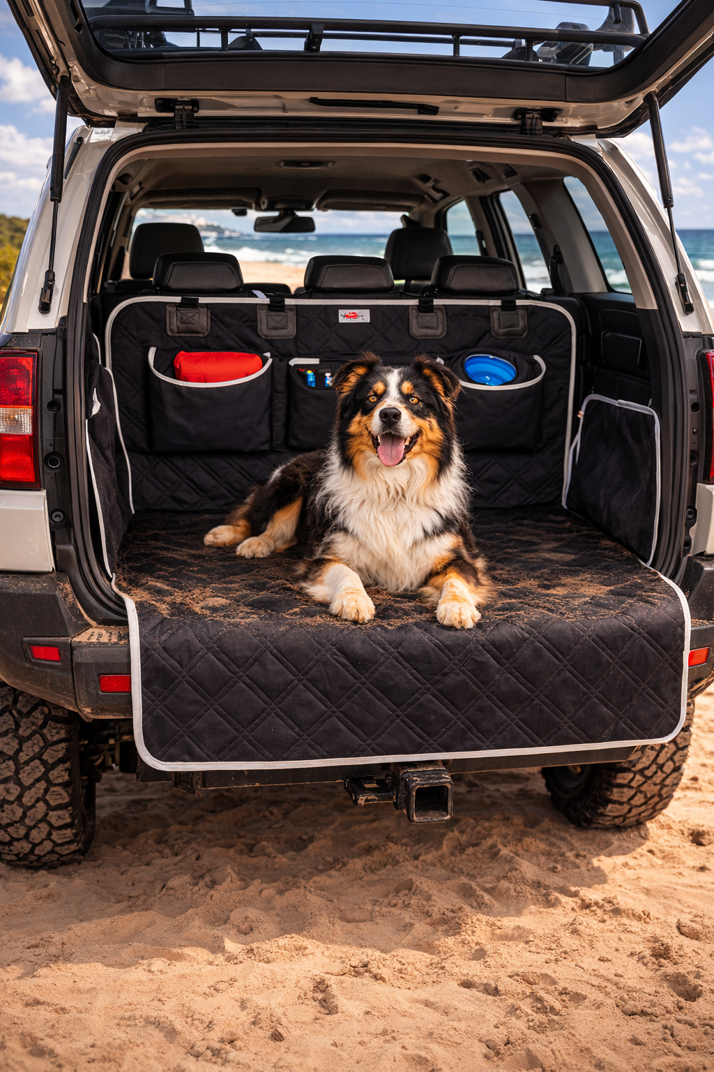 TrailPaws Waterproof Dog Car Seat Protector – Adventure Travel Cover