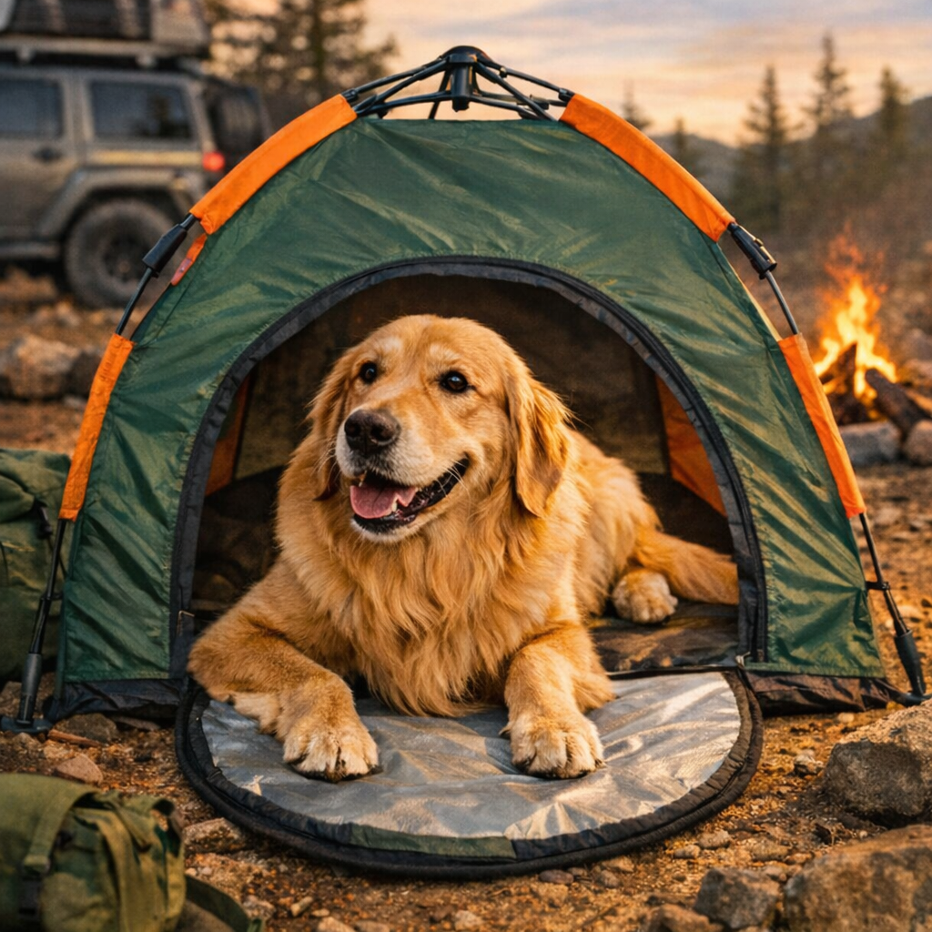 TrailPaws Adventure Dog Camp Shelter