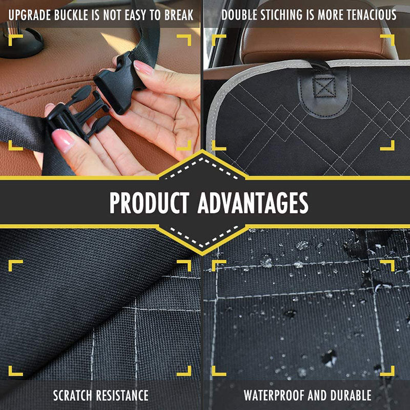 TrailPaws Waterproof Dog Car Seat Protector – Adventure Travel Cover